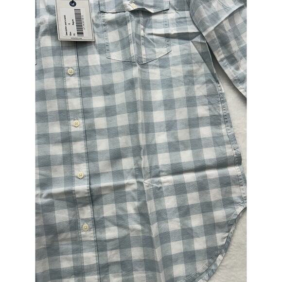 UNTUCKit Santa Marzi Shirt Womens Size 12 Blue Regular Fit Collar Button Down - Picture 2 of 7